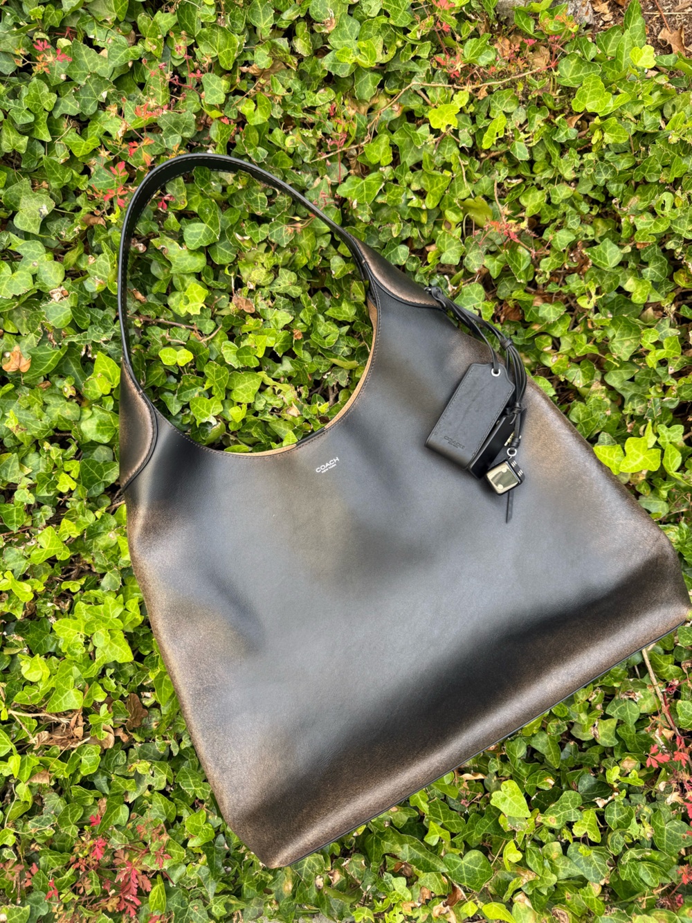 Coach Dark Brown Leather Shoulderbag